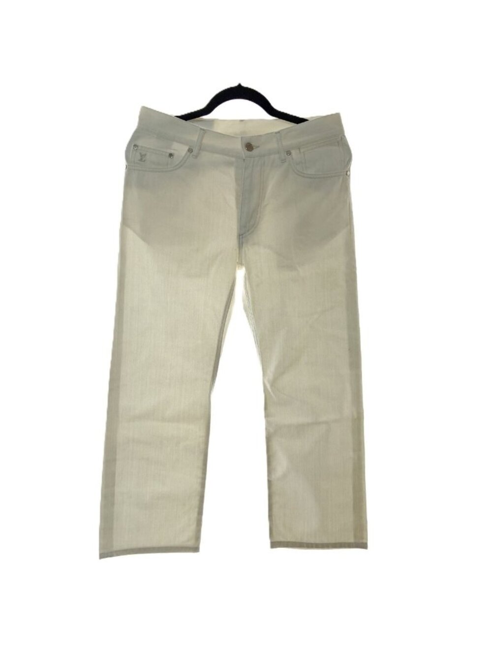 Louis Vuitton Pants Denim Jeans Usa White